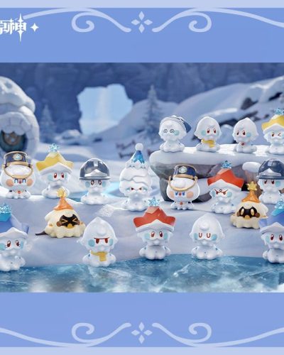 Genshin Impact PVC Mini Figures "Jack Frosts of Snezhnaya" Series 4-6 cm Blind Box Display (20)