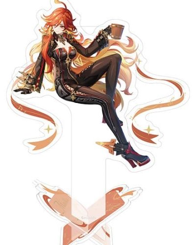 Genshin Impact Anniversary Celebration Series Acrylic Standee Mavuika 6th Anniversary 10 cm