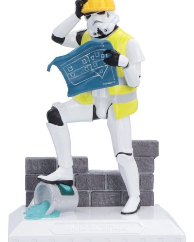 Original Stormtrooper Figure Hit a Brick Wall 18 cm