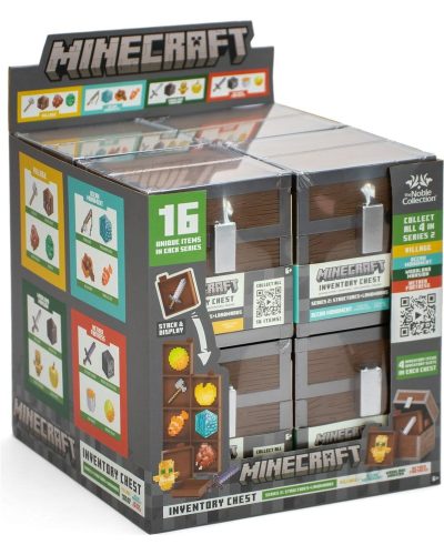Minecraft Mini Figures Loot Chest Series 2 Blind Box Display (16)