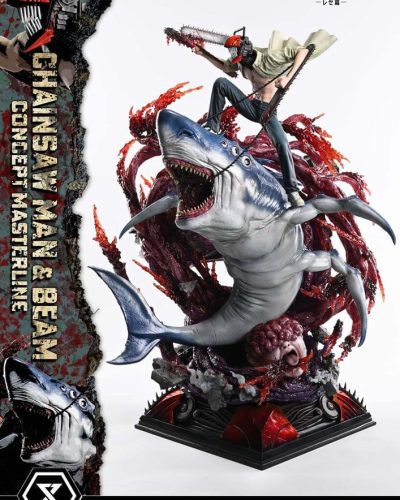 Chainsaw Man Concept Masterline Series Statue 1/6 Chainsaw Man & Beam 73 cm