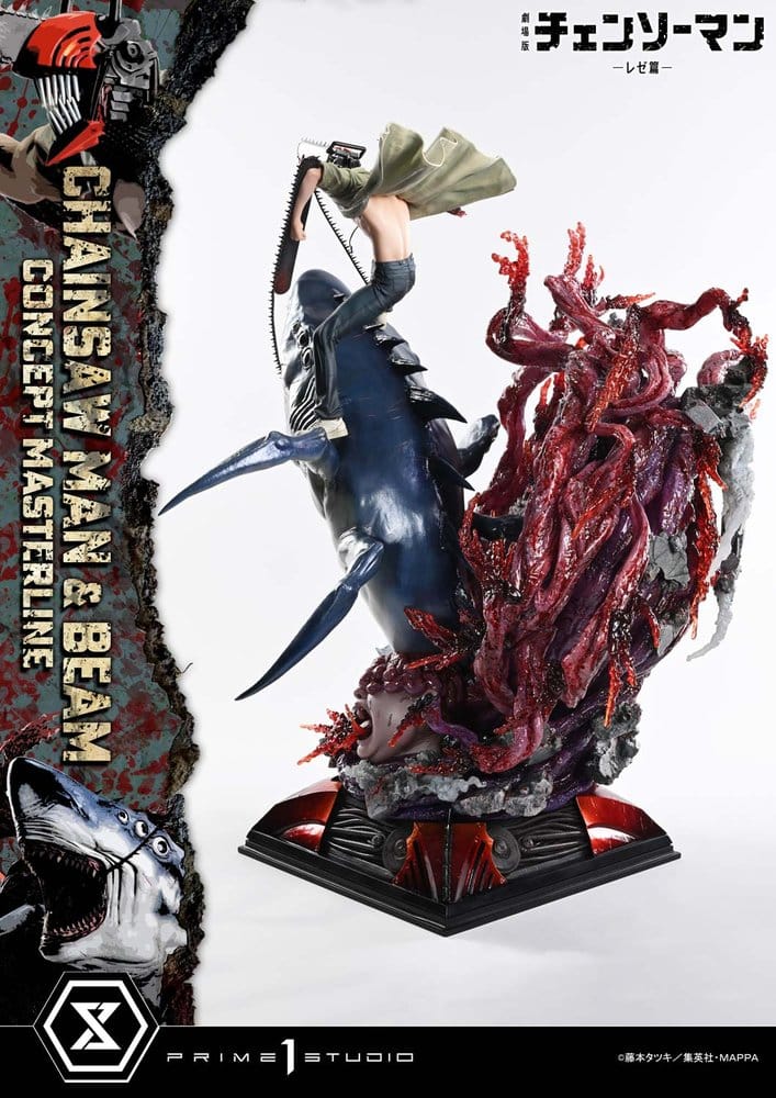 Chainsaw Man Concept Masterline Series Statue 1/6 Chainsaw Man & Beam Bonus Version 73 cm - Image 15