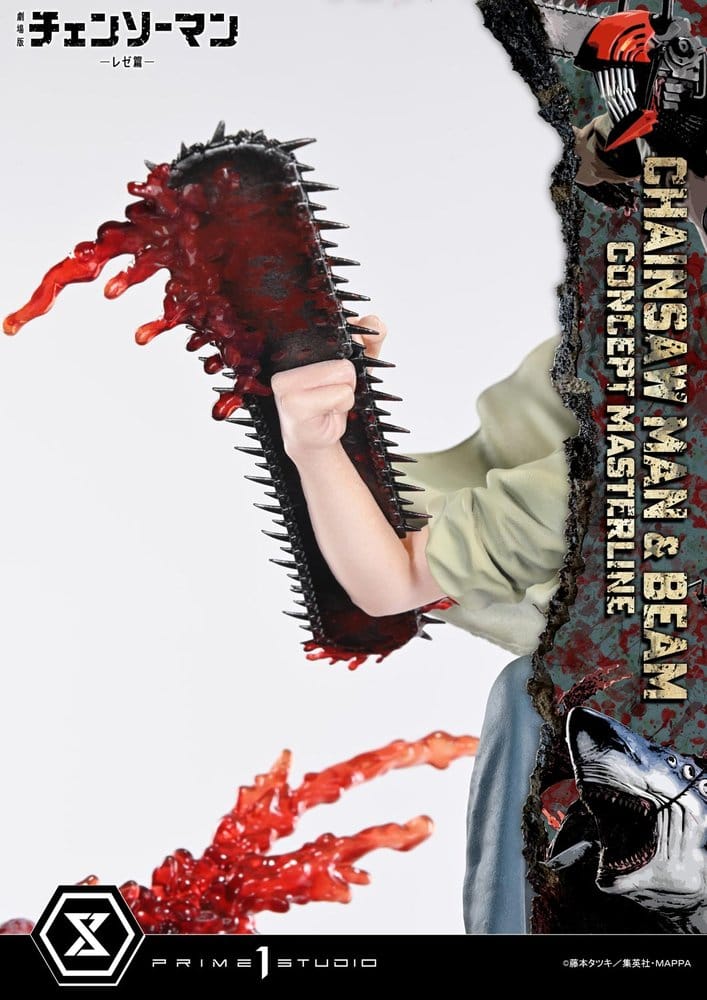 Chainsaw Man Concept Masterline Series Statue 1/6 Chainsaw Man & Beam Bonus Version 73 cm - Image 21