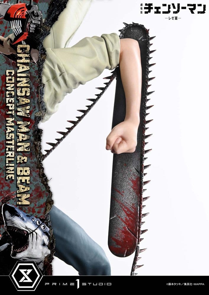 Chainsaw Man Concept Masterline Series Statue 1/6 Chainsaw Man & Beam Bonus Version 73 cm - Image 22