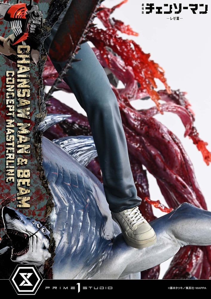 Chainsaw Man Concept Masterline Series Statue 1/6 Chainsaw Man & Beam Bonus Version 73 cm - Image 24