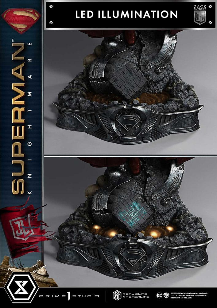 Zack Snyder's Justice League Real Elite Masterline Series Statue 1/3 Superman Knightmare Color Edition 95 cm - Image 6