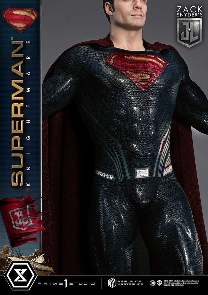 Zack Snyder's Justice League Real Elite Masterline Series Statue 1/3 Superman Knightmare Color Edition 95 cm - Image 13