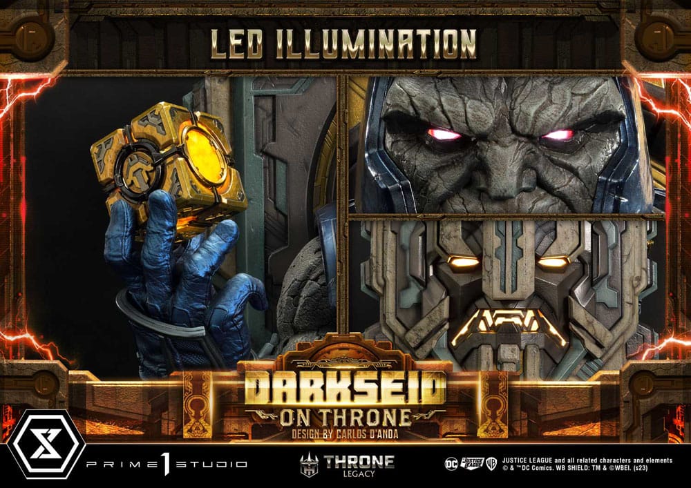 Throne Legacy Series Statue 1/4 Justice League (Comics) Darkseid on Throne Design by Carlos D'Anda Standard Version 65 cm - Image 3