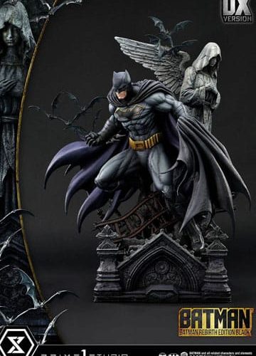 Batman Ultimate Premium Masterline Series Statue 1/4 Batman Rebirth Edition Black Deluxe Version 71 cm
