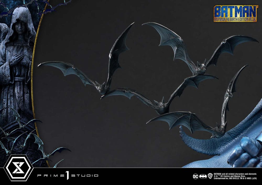 Batman Ultimate Premium Masterline Series Statue 1/4 Batman Rebirth Edition Blue Deluxe Bonus Version 71 cm - Bild 27