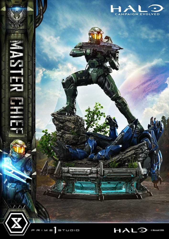 Halo Ultimate Premium Masterline Series Statue 1/4 Campaign Evolved Master Chief Bonus Version 78 cm - Bild 6