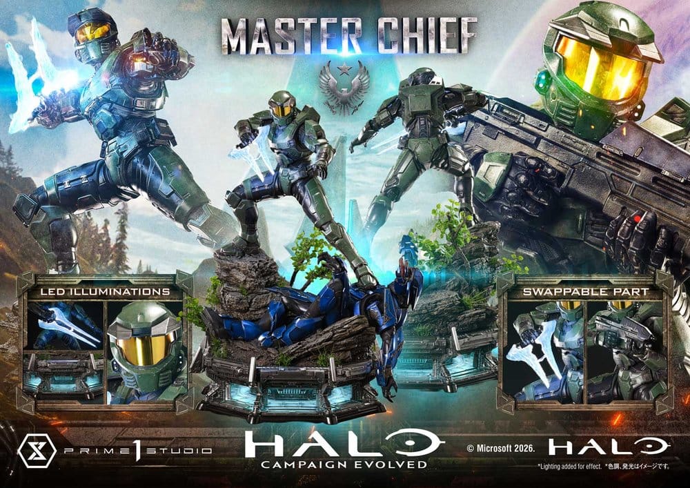 Halo Ultimate Premium Masterline Series Statue 1/4 Campaign Evolved Master Chief Bonus Version 78 cm - Bild 8