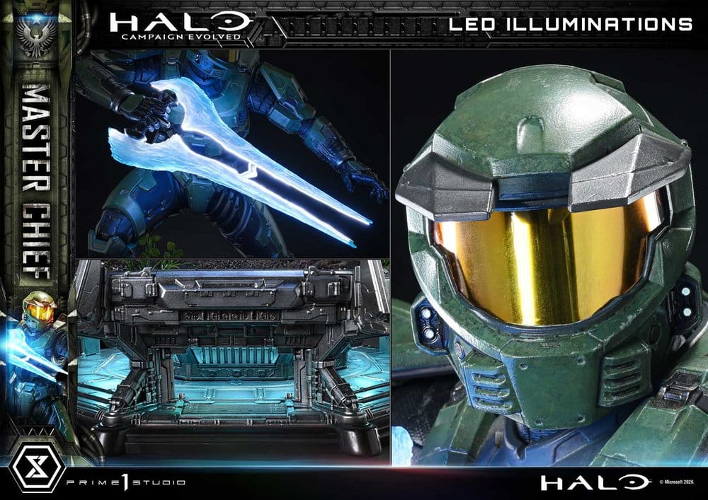Halo Ultimate Premium Masterline Series Statue 1/4 Campaign Evolved Master Chief Bonus Version 78 cm - Bild 10