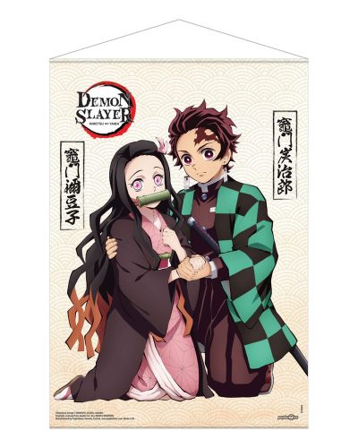 Demon Slayer: Kimetsu no Yaiba Wallscroll Tanjiro & Nezuko Kamado 50 x 70 cm