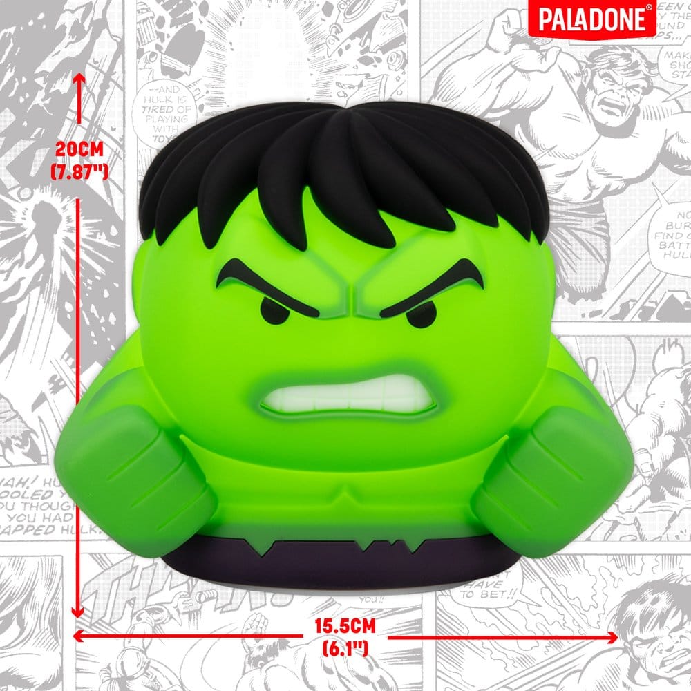 Marvel Universe SquishyGlo Silicon Light Hulk Rechargeable 15 cm - Bild 4