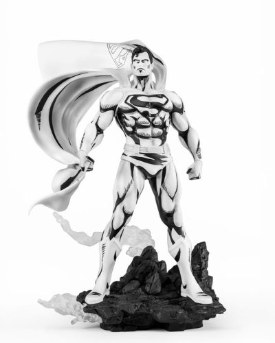 Man of Steel PX PVC Statue 1/8 SDCC 2024 Superman Black & White Version 36 cm
