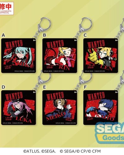 Hatsune Miku: Colorful Stage! x Persona 5 Royal Acrylic Keychain Blind Box Assortment (6)
