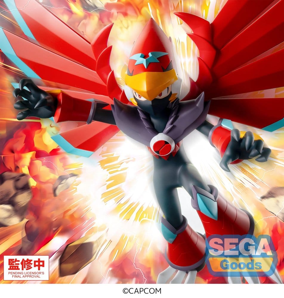 Mega Man Battle Network Luminasta PVC Figure Mega Man Falzar Beast 19 cm - Bild 4