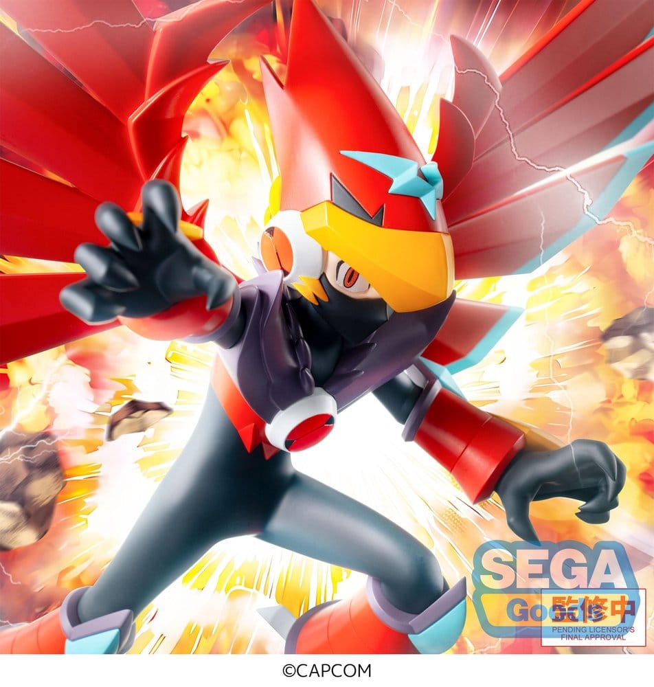 Mega Man Battle Network Luminasta PVC Figure Mega Man Falzar Beast 19 cm - Bild 5
