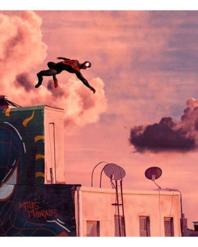 Spider-Man Art Print Miles Morales 30 x 46 cm – unframed
