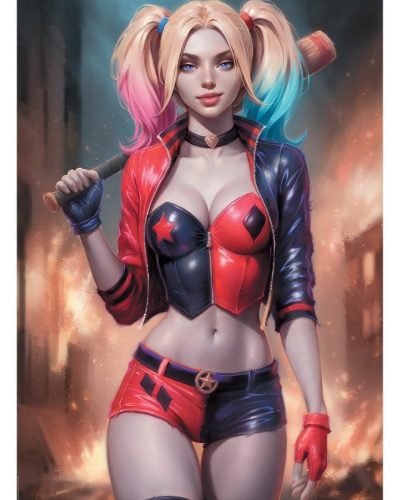 DC Comics Fine Art Print Harley Quinn 41 x 61 cm - unframed
