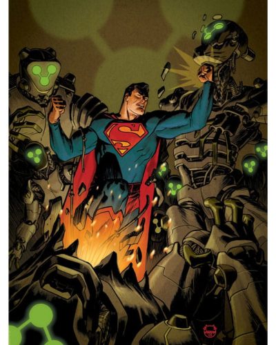 DC Comics Art Print Superman Space Age 61 x 41 cm – unframed