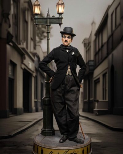 Charlie Chaplin Statue 1/4 Deluxe Version 50 cm