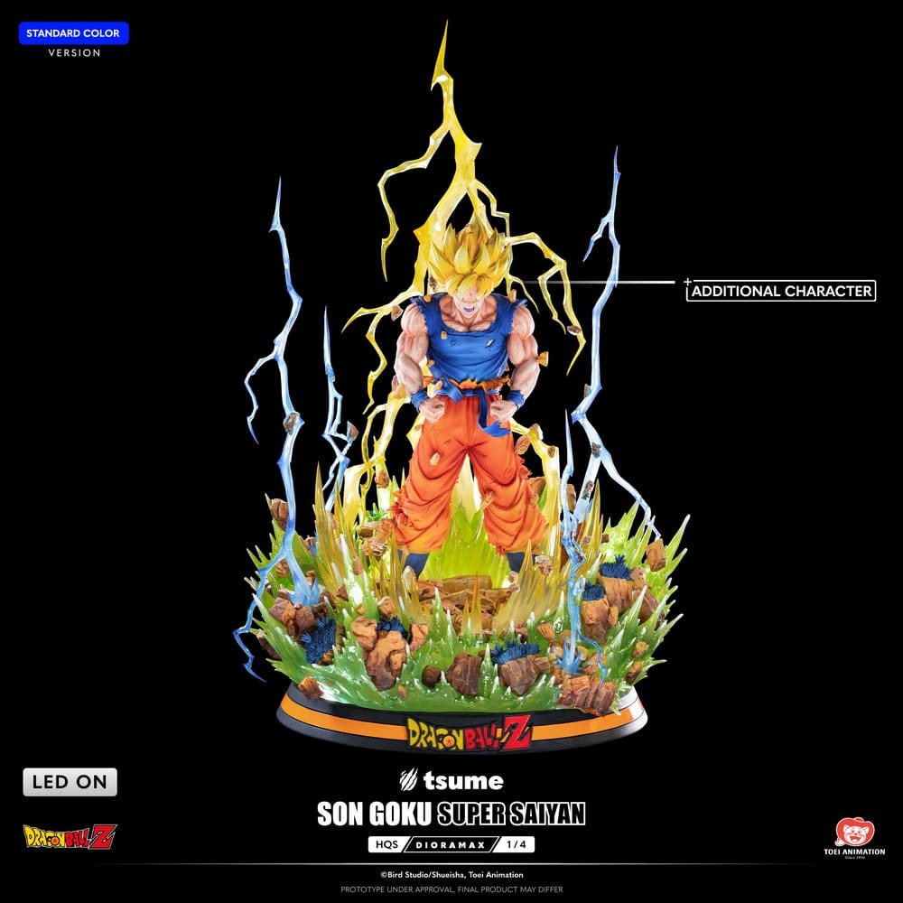 Dragon Ball Z HQS Dioramax Figure 1/4 Son Goku Super Saiyan 51 cm - Image 3