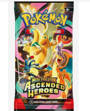 Ascended Heroes Booster Pack – English – 100x Pieces