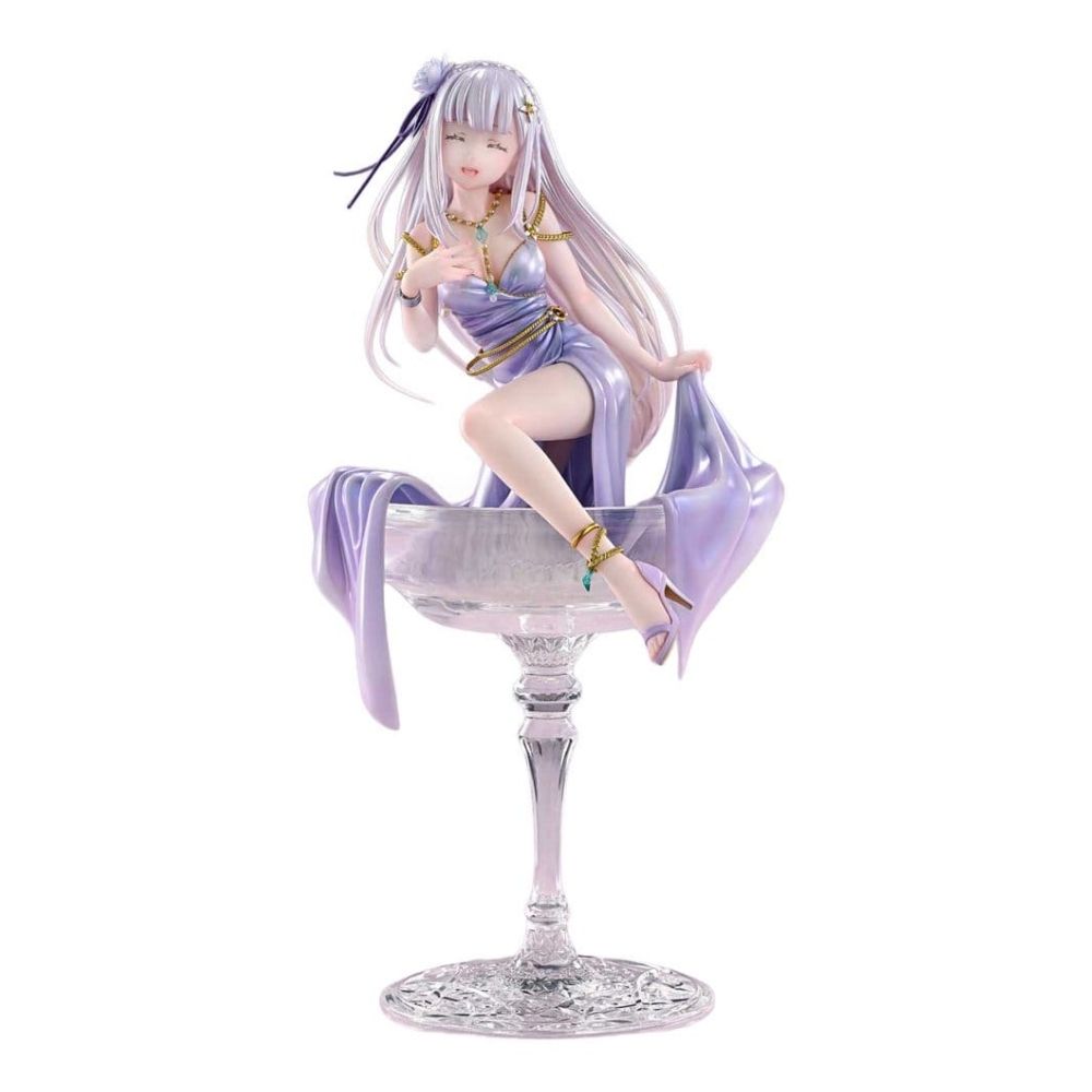 Re:Zero Prisma Wing Statue 1/7 Emilia Glass Edition Bonus Version 29 cm