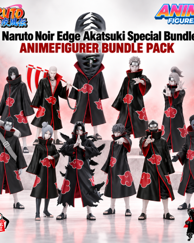 Naruto Noir Edge Akatsuki Special Bundle - Anime Characters Bundle Pack
