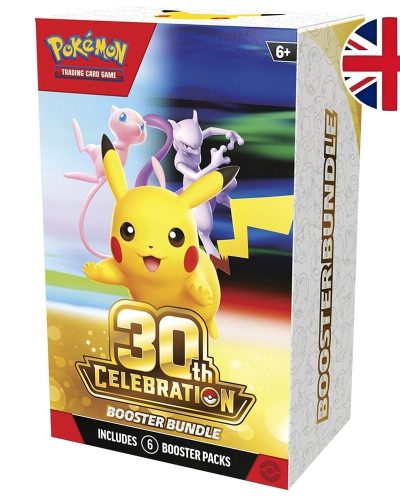 English Pokemon 30 Anniversary Booster Bundle Card came
