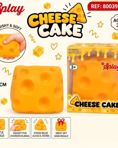 Squishy Cheese stress-relief 13,5cm