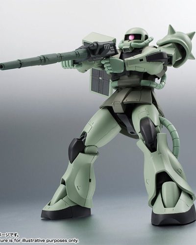 Mobile Suit Gundam Robot Spirits MS 06 Zaku ver ANIME Reissue figure 12,5cm