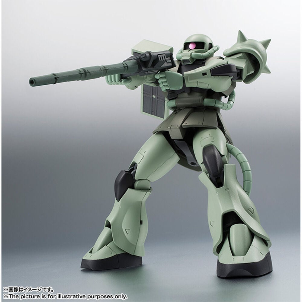 Mobile Suit Gundam Robot Spirits MS 06 Zaku ver ANIME Reissue figure 12.5cm