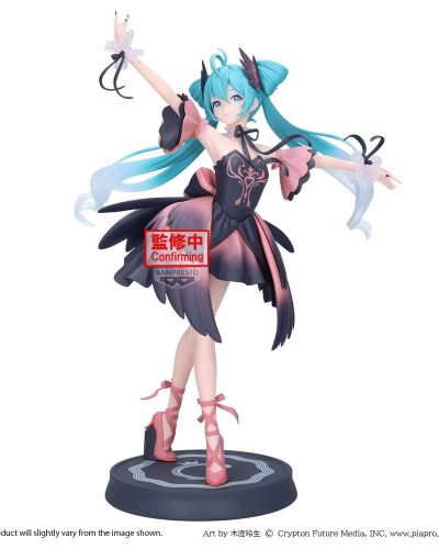 Hatsune Miku Evolve Classical tuning from ballet Swan lake Black Swan ver Hatsune Miku figure 24cm