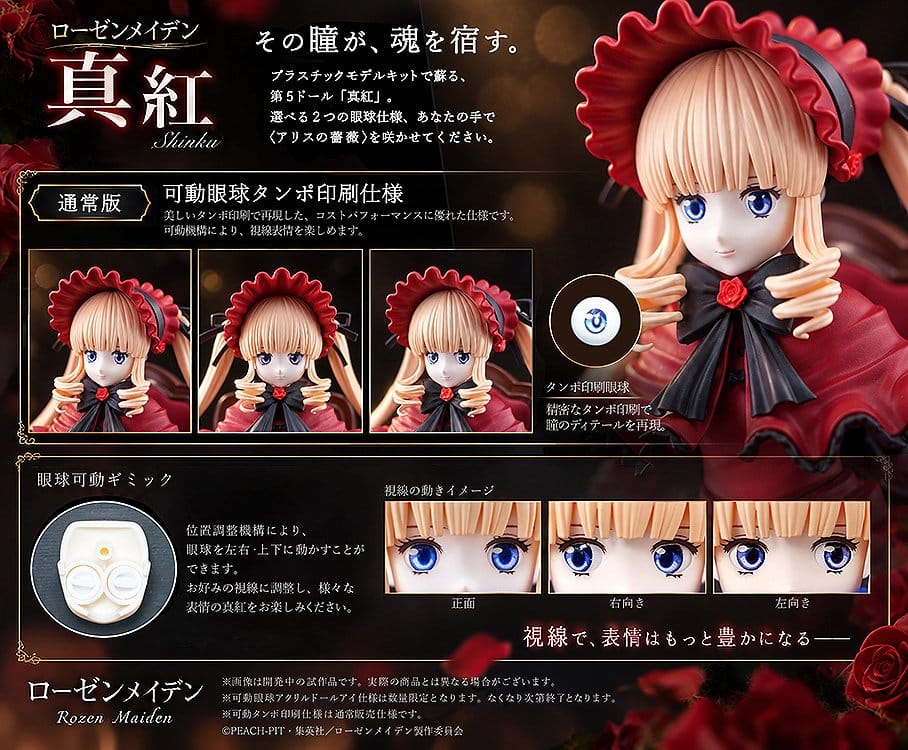 Rozen Maiden Plastic Model Kit Shinku (Standard Version) 13 cm - Image 12