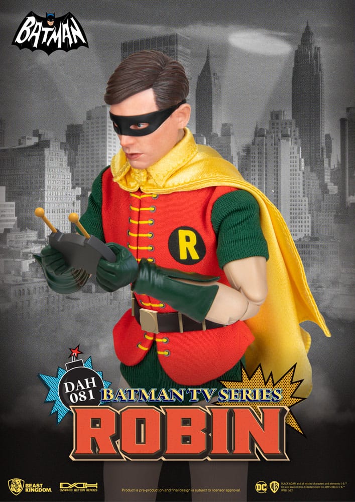 DC Comics Dynamic 8ction Heroes Action Figure 1/9 Batman TV Series Robin 24 cm - Image 4