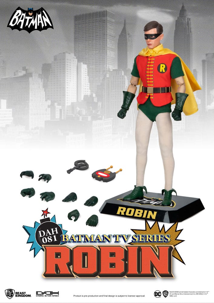 DC Comics Dynamic 8ction Heroes Action Figure 1/9 Batman TV Series Robin 24 cm - Image 5