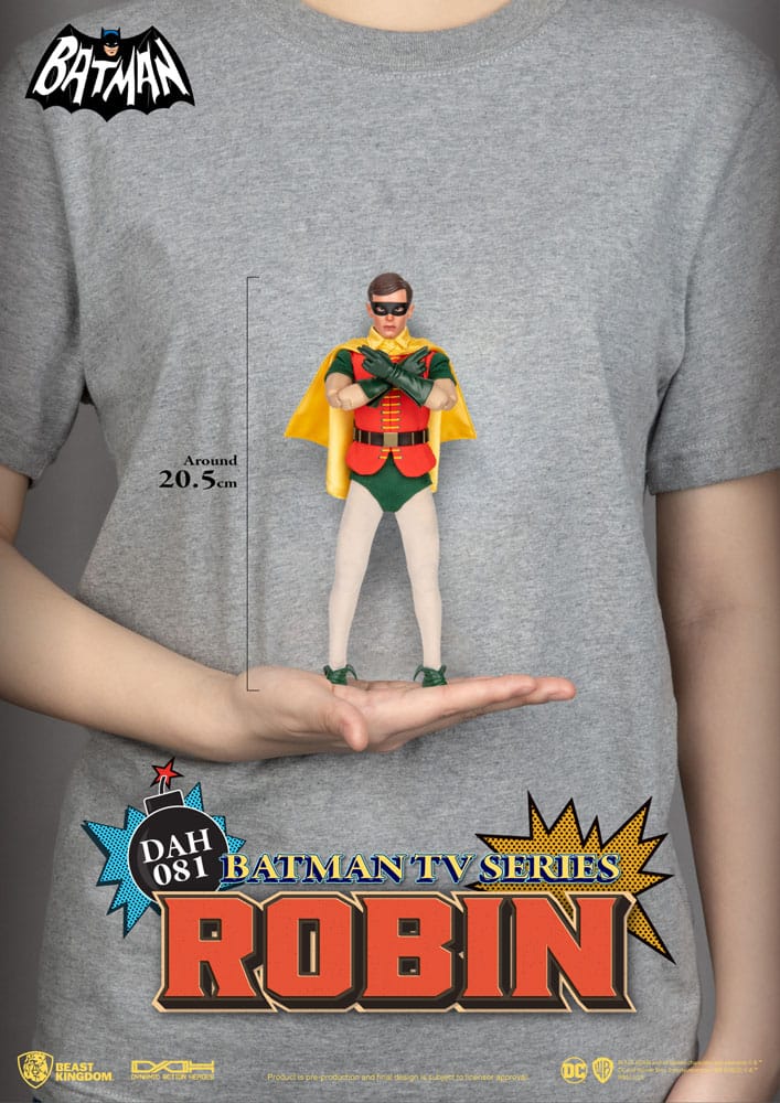 DC Comics Dynamic 8ction Heroes Action Figure 1/9 Batman TV Series Robin 24 cm - Image 6