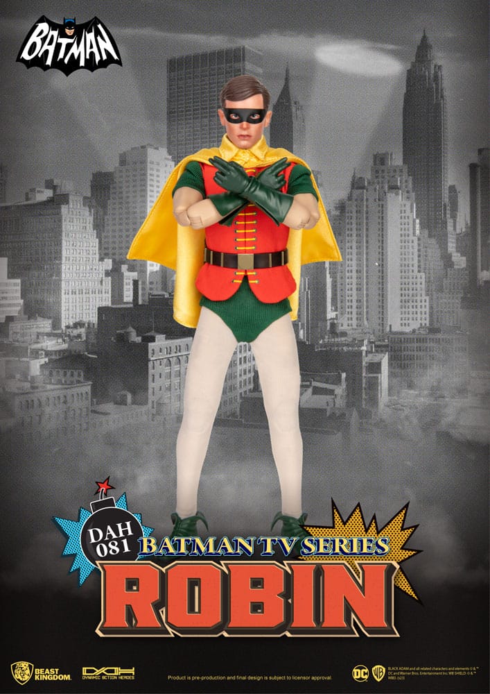 DC Comics Dynamic 8ction Heroes Action Figure 1/9 Batman TV Series Robin 24 cm - Image 8
