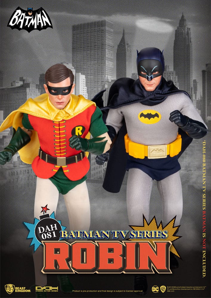 DC Comics Dynamic 8ction Heroes Action Figure 1/9 Batman TV Series Robin 24 cm - Image 9