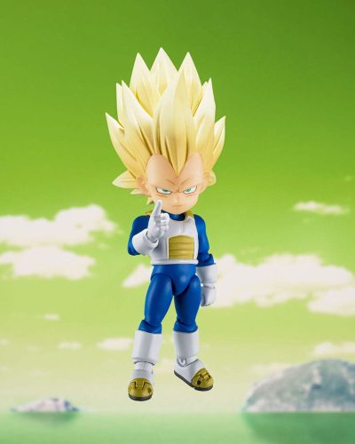 Dragon Ball SHFiguarts Action Figure Super Saiyan Level 3 Vegeta (mini) Daima 8 cm
