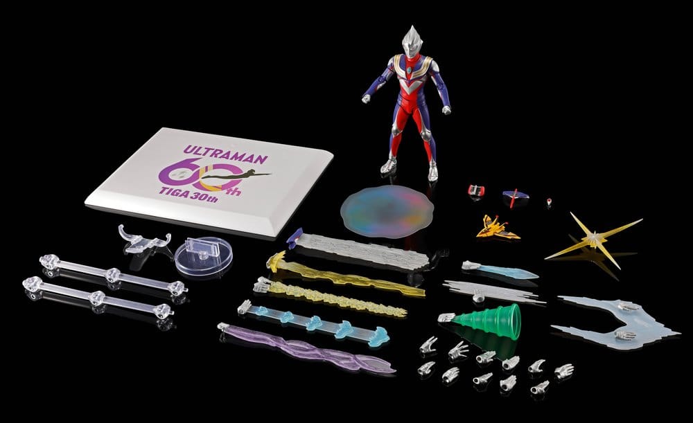 Ultraman Series S.H.Figuarts Shinkocchou Seihou Action Figure Ultraman Tiga Multi Type 30th Anniversary Edition 15 cm - Bild 17