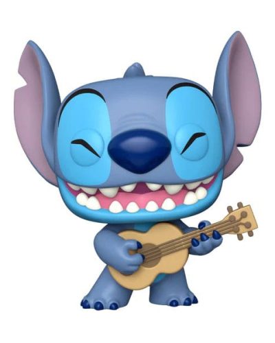 Lilo & Stitch Super Sized Jumbo POP! Games Vinyl Figure Stitch w/Uke 25 cm