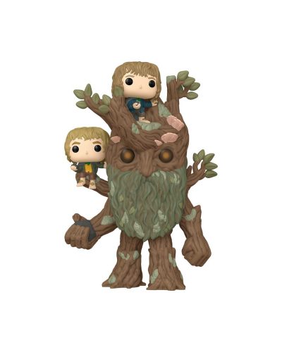 The Lord of the Rings Super Sized POP! Animation Vinyl Figure Treebeard with Merry & Pippin 15 cm