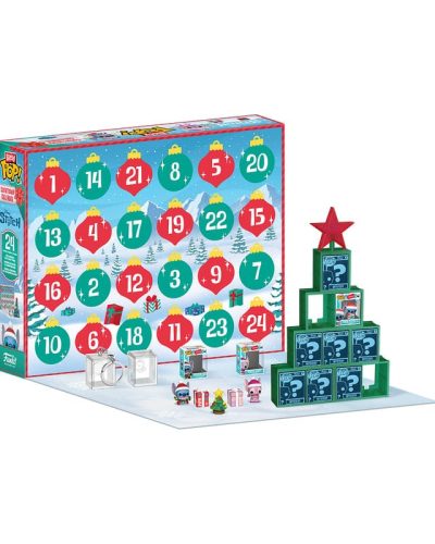 Disney Bitty POP! 24 Day Advent Calendar Countdown Stitch Holiday
