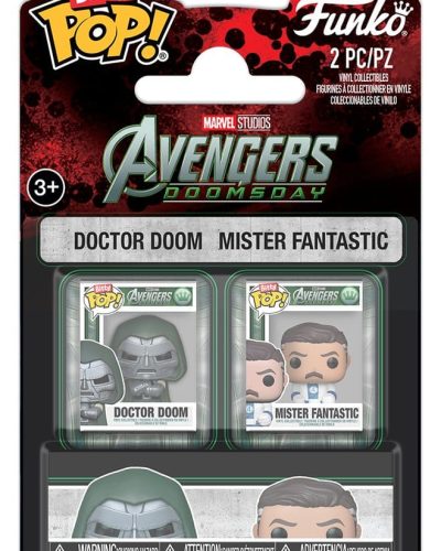 Marvel Bitty POP! Mini Figures 2-Pack Doctor Doom & Mister Fantastic 2 cm
