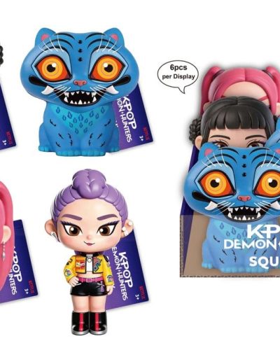 K-Pop Demon Hunters Squishy Figures Display (6)