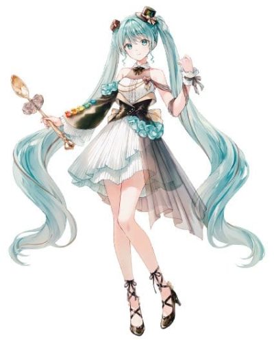 Hatsune Miku x Tirol Choco Collaboration PVC Figure Coffee Nougat Ver. 19 cm